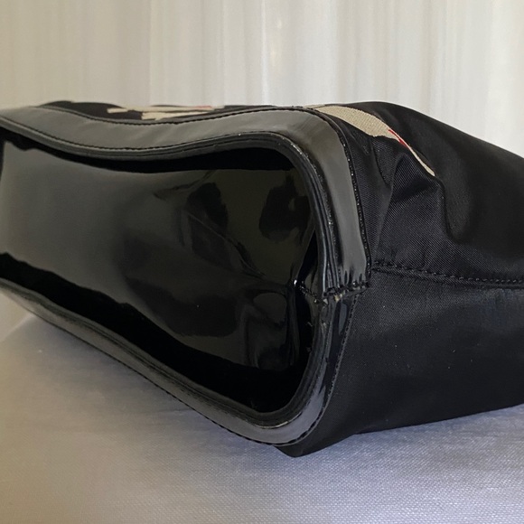 Lulu Guinness Black Nylon with Dog Motif - Picture 16 of 17